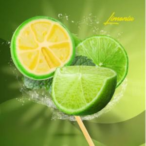 Limon Desenli Lolipop